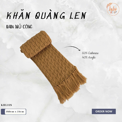 Khăn Len Choàng Cổ Handmade Móc Bằng Tay Chất Liệu Visco Thương Hiệu LyLyCraft Thủ Công Làm Quà Tặng Sang Trọng - KHL118