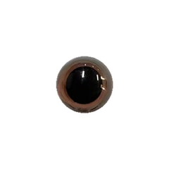 Combo 5 Mắt Thú Xoắn Ốc Viền Màu - Nâu 8mm