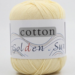 Cuộn len cotton milk Sun Golden 50gr 32 màu sợi nhỏ 1mm len móc cho người mới bắt đầu