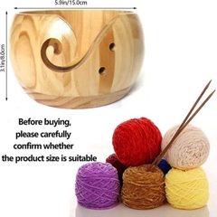 Bát Gỗ Đựng Len, Dụng Cụ Đan Móc