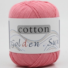 Cuộn len cotton milk Sun Golden 50gr 32 màu sợi nhỏ 1mm len móc cho người mới bắt đầu