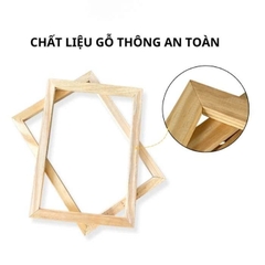 Khung gỗ căng tranh tự lắp ráp, Khung tranh canvas