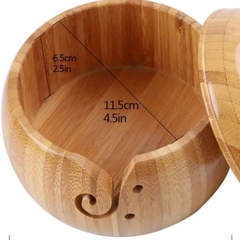 Bát Gỗ Đựng Len, Dụng Cụ Đan Móc