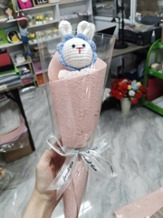 Bó Hoa Len 2026 - Bó Hoa Bọc Kính Handmade