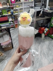 Bó Hoa Len 2026 - Bó Hoa Bọc Kính Handmade