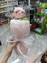 Bó Hoa Len 2026 - Bó Hoa Bọc Kính Handmade