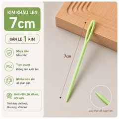 Kim khâu len bằng nhựa