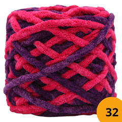 Len nhung đũa cuộn 100gr Sợi 6mm, Len Đan Khăn Móc Thú Bông, Chăn Mền Mềm Mại