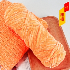 Len nhung đan khăn sợi to 100g gồm 35 màu mềm mịn 35 , dụng cụ đan móc len cho người mới bắt đầu