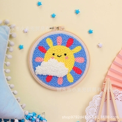 SET LEN LÀM TRANH THÊU - KHUNG TRÒN - NEW