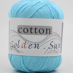 Cuộn len cotton milk Sun Golden 50gr 32 màu sợi nhỏ 1mm len móc cho người mới bắt đầu