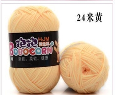 Len Milk Cotton 50g LYLYCRAFT, Cuộn Len BoBo Sợi 2mm Gồm 42 Màu Dùng Làm Móc Khóa Len,Thú Bông Len Cho Người Mới Học Móc