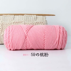 Len Milk Cotton Love cuộn 100gr , cuộn len valentine sợi to dụng cụ móc len cho người mới bắt đầu