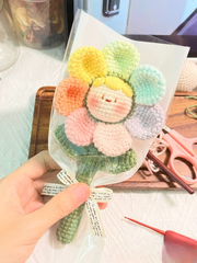 Set Len Làm Móc Khoá Hoa Đầu Tròn