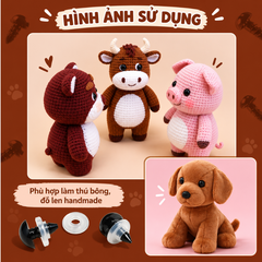 Hộp 150 Mắt  Thú  Xoắn Ốc Đủ Size Từ 6mm-12mm