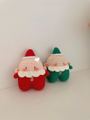 Thành phẩm móc khóa Santa noel