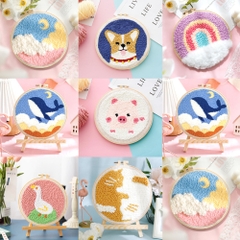 SET LEN LÀM TRANH THÊU - ĐỘNG VẬT