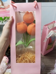 Bó Hoa Len 2026 - Hoa len Túi Giấy Handmade