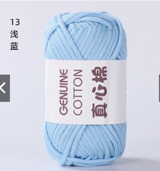 Sợi vải bông móc túi nặng 50g kích thước sợi 4mm