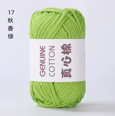 Sợi vải bông móc túi nặng 50g kích thước sợi 4mm