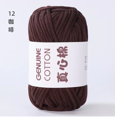 Sợi vải bông móc túi nặng 50g kích thước sợi 4mm