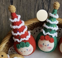 Set Len Làm Móc Khoá Đầu tròn Noel