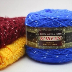 Len milk cotton pha mohair dạng bánh 200gr , len chuyên đan khăn mũ không gây dặm ngứa hay xù lông , gồm 23 màu
