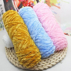 Len nhung đan khăn sợi to 100g gồm 35 màu mềm mịn 35 , dụng cụ đan móc len cho người mới bắt đầu