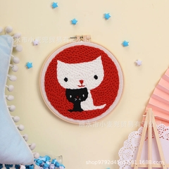 SET LEN LÀM TRANH THÊU - KHUNG TRÒN - NEW