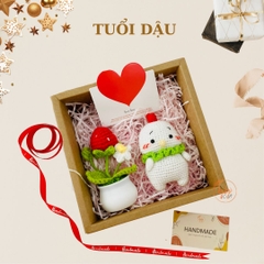 Hộp Quà Tặng Móc Khoá Len 12 Con Giáp Handmade - DẬU