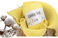 Cuộn len cotton milk Sun Golden 50gr 32 màu sợi nhỏ 1mm len móc cho người mới bắt đầu