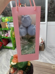 Bó Hoa Len 2026 - Hoa len Túi Giấy Handmade