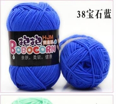 Len Milk Cotton 50g LYLYCRAFT, Cuộn Len BoBo Sợi 2mm Gồm 42 Màu Dùng Làm Móc Khóa Len,Thú Bông Len Cho Người Mới Học Móc