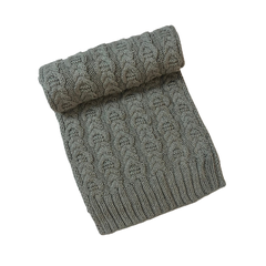 Khăn Len Đan Tay Thủ Công - Không Tua Rua