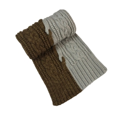 Khăn Len Đan Tay Thủ Công - Không Tua Rua