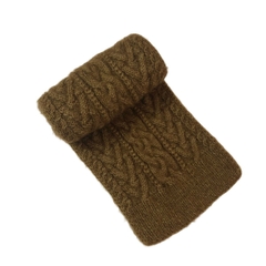 Khăn Len Đan Tay Thủ Công - Không Tua Rua