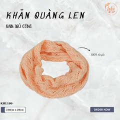 Khăn Len Đan Tay Thủ Công - Khăn Ống