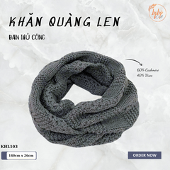 Khăn Len Đan Tay Thủ Công - Khăn Ống