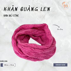 Khăn Len Đan Tay Thủ Công - Khăn Ống