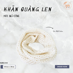 Khăn Len Đan Tay Thủ Công - Khăn Ống