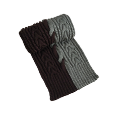 Khăn Len Đan Tay Thủ Công - Không Tua Rua