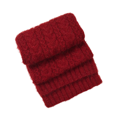 Khăn Len Đan Tay Thủ Công - Không Tua Rua