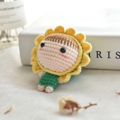Thành phẩm Móc Khóa Len Móc Thú Chibi Nhồi Bông Amigurumi Đáng Yêu Làm Quà Tặng Handmade