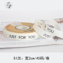 Ruy Băng Chữ Jusst For You ( bán theo 2m)