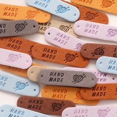 Tag da handmade họa tiết trái tim