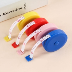 Thước Dây Cuộn Thu Rút Tự Động Với Nhiều Màu Sắc Dung Đo Quần Áo, Kích Thước