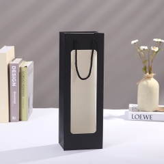 Túi giấy trong suốt - Túi một mặt kính đựng rượu, hoa, dùng làm quà tặng, kiểu dáng sang trọng