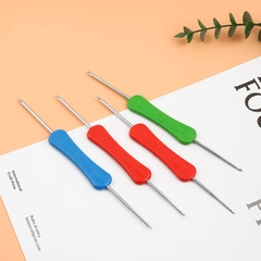 Kim móc 2 đầu cán nhựa. Kim móc len 2 đầu cán nhựa dành cho người mới bắt đầu , dụng cụ đan móc len phù hợp với dòng len milk cotton
