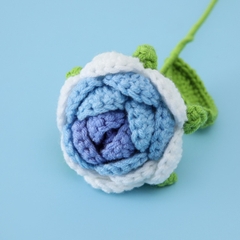 Hoa Hồng Chất Liệu Len Milk Cotton Dùng Để Trang Trí Hoặc Làm Quà Tặng, Hoa Len Handmade LYLYCRAFT