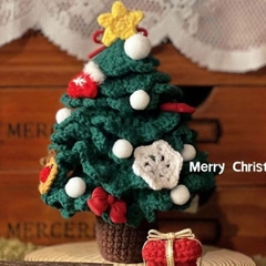 DIY Set Nguyên Liệu Tự Làm Cây Thông Noel LYLYCRAFT Bằng Len Milk Cotton Trang Trí, Làm Quà Tặng Giáng Sinh